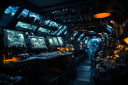 海底潜艇通信设备图片
