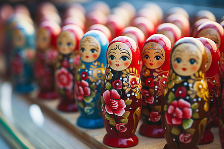 俄罗斯传统玩偶图片