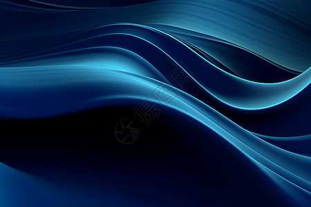 抽象的蓝色水波浪图片