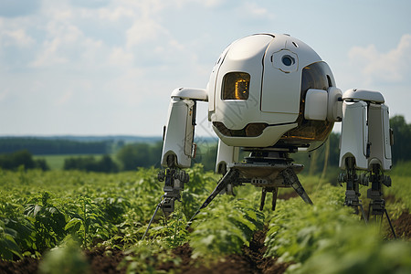 机器人在农田中图片