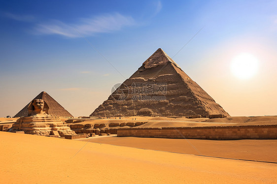 历史古老的金字塔图片