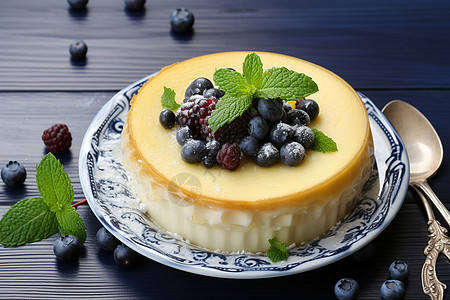 柠檬海绵蛋糕图片