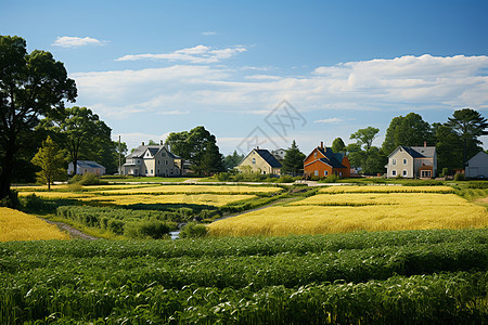 广阔乡村风光图片