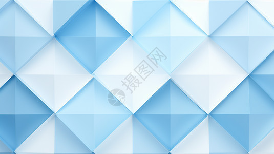 蓝白菱形网格背景纸背景图片