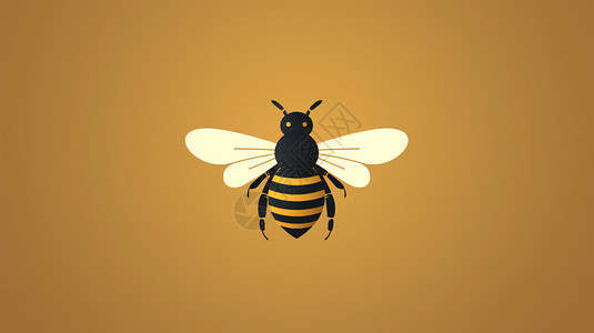 蜜蜂商标背景背景图片