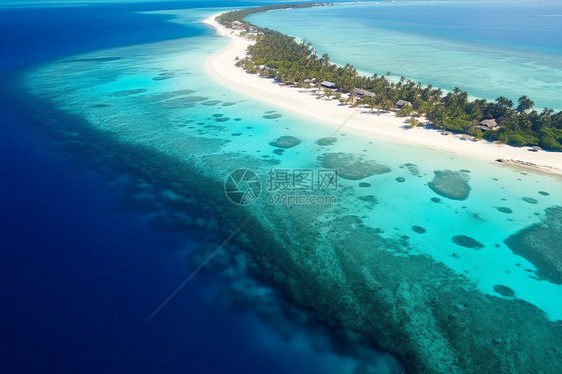 岛屿珊瑚礁图片