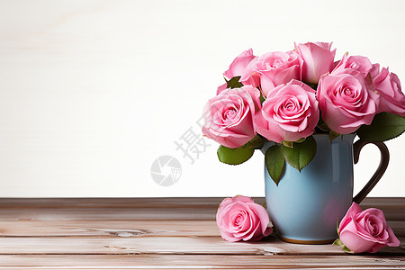 室内玫瑰仪式感的玫瑰花瓶背景