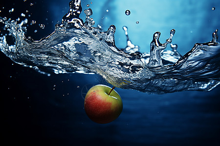 水源中的苹果图片