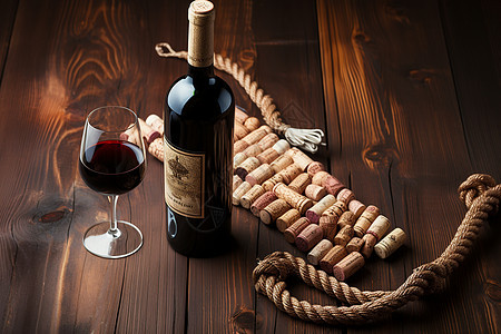 清香浓郁的葡萄酒图片