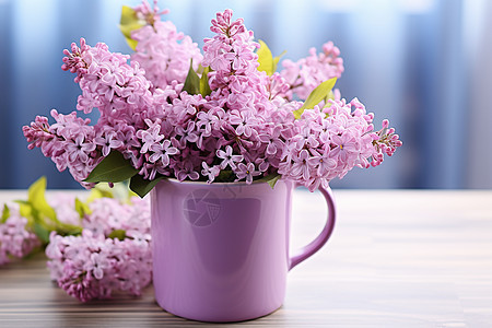 浪漫的紫丁香装饰图片