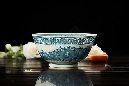 精致的陶瓷碗花纹图片