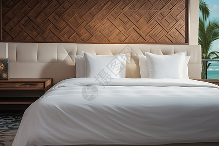 温馨的大床房图片