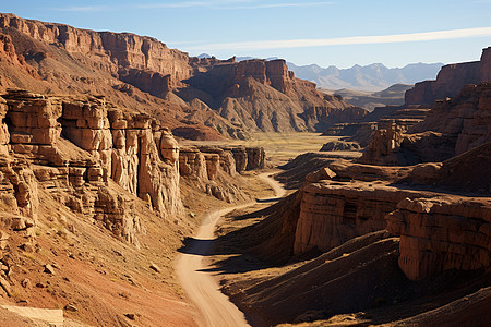 著名的峡谷沙漠景观图片