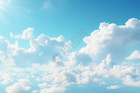 充满活力的天空云朵景观图片