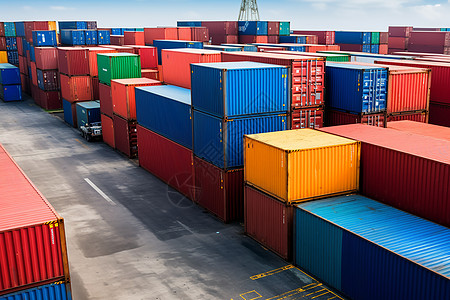 工业国际贸易运输港口高清图片