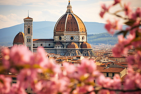 美丽景观的佛罗伦萨建筑景观高清图片