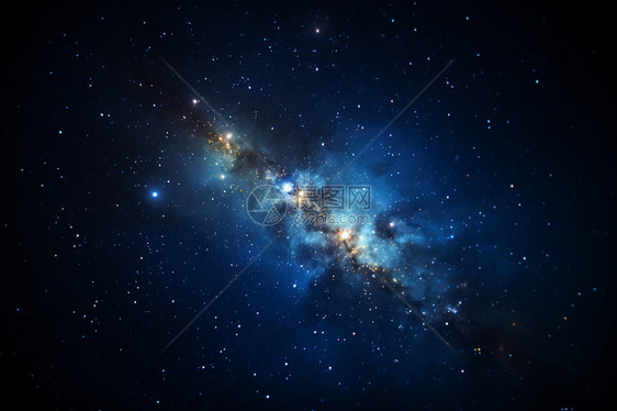 宇宙浩瀚的星云图片