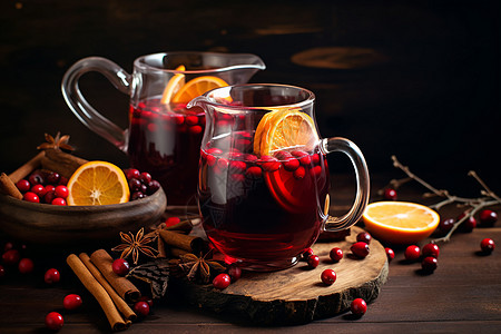 冬季传统的饮品图片