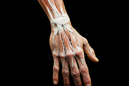 手部肌肉系结构图片