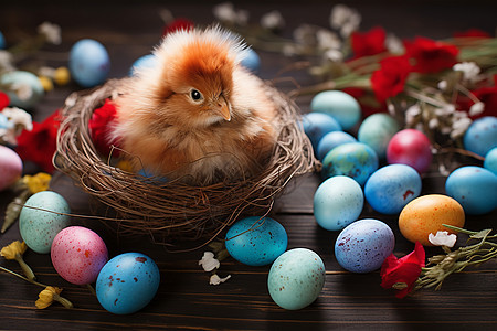 复活节鸡蛋的奇幻世界图片