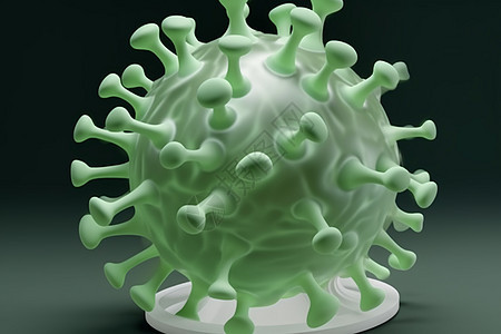 创意医学研究生物病毒概念图图片