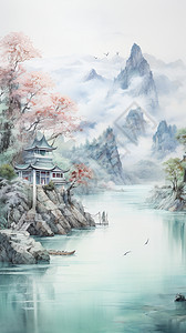 水墨风景画图片