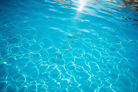游泳池中透明水面图片