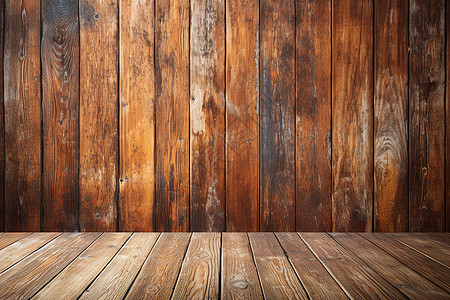 木质地板和墙壁图片