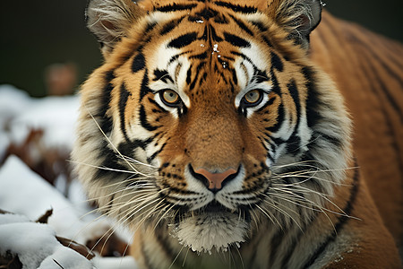 户外捕食的老虎图片