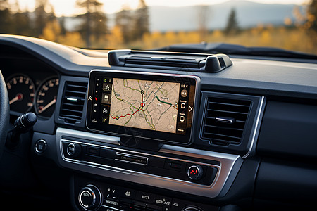 GPS导航显示面板图片