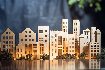 房地产模型房屋建筑模型背景