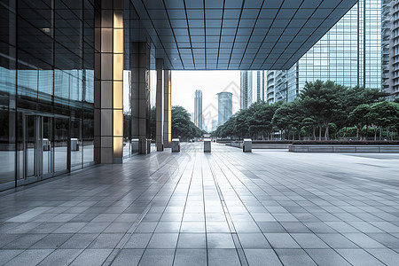 公司外的道路背景图片