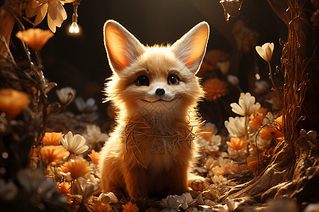 唯美和谐的自然狐狸图片