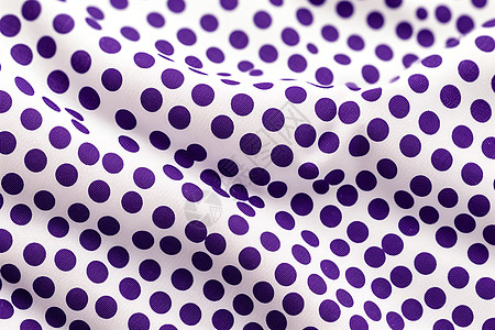 印花紫白色棉布图片