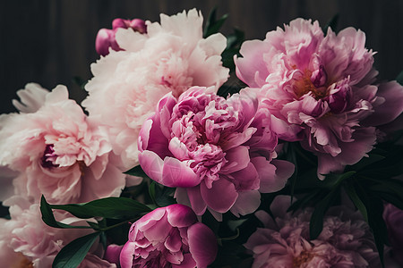 粉色花朵的盛放图片