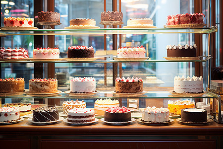 蛋糕店中的蛋糕款式图片