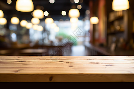 木制的木头吧台背景图片