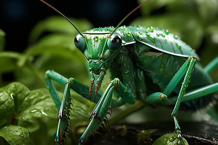 大自然的螳螂动物图片
