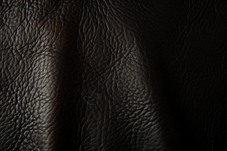 黑色皮革纹理的纺织品图片