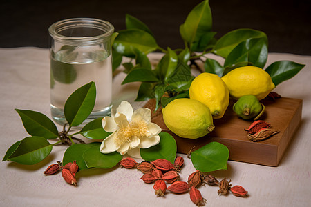 柠檬花茶柠檬花茶高清图片