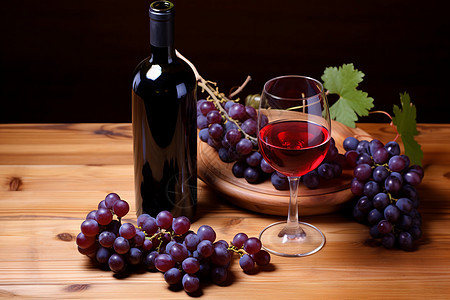 美味的葡萄美酒图片