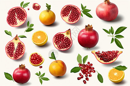 多种水果的海报背景图片