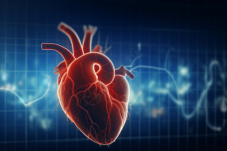 医学心脏心脏脉搏高清图片