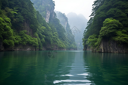 湖山碧水图片