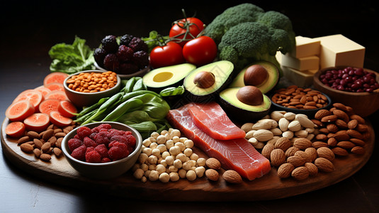 营养坚果和蛋白质图片