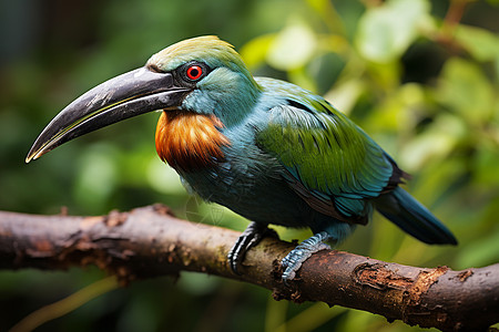热带雨林中的神奇鸟类图片