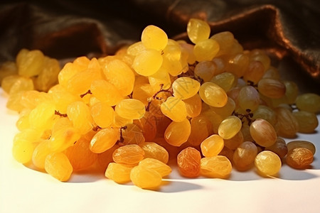 金黄色葡萄菌甜口的水果背景