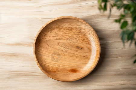 木头的盘子图片