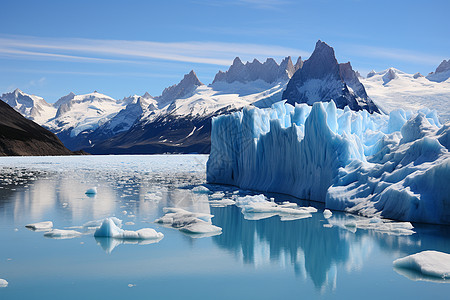 自然的冰川图片