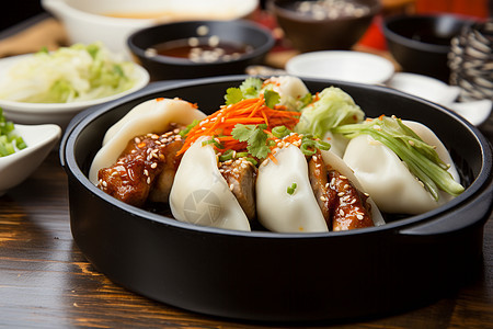 美味佳肴的广式蒸饺图片